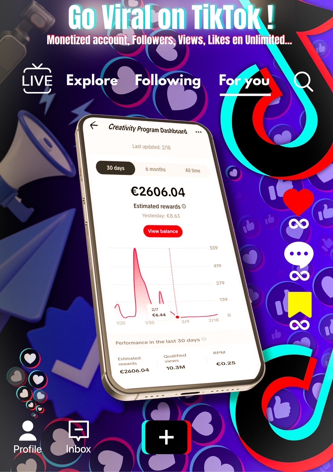 TikTok Followers | (+1000)